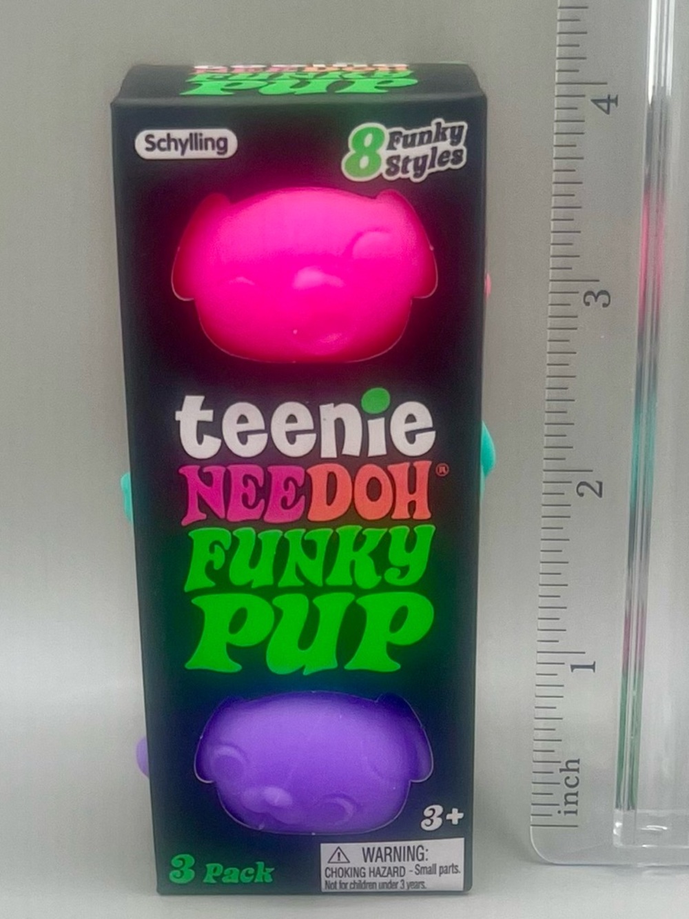 Schylling NeeDoh Teenie Funky Pups ~ 3 Pack 
Pink/Blue/Purple 🩷🩵💜 Collection NEW - Picture 8 of 8